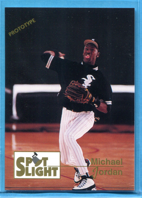 Michael Jordan　PROTOTYPE　BASEBALL INDEX Michael Jordan 1991 RBI Baseball Index Price Guide Prototype