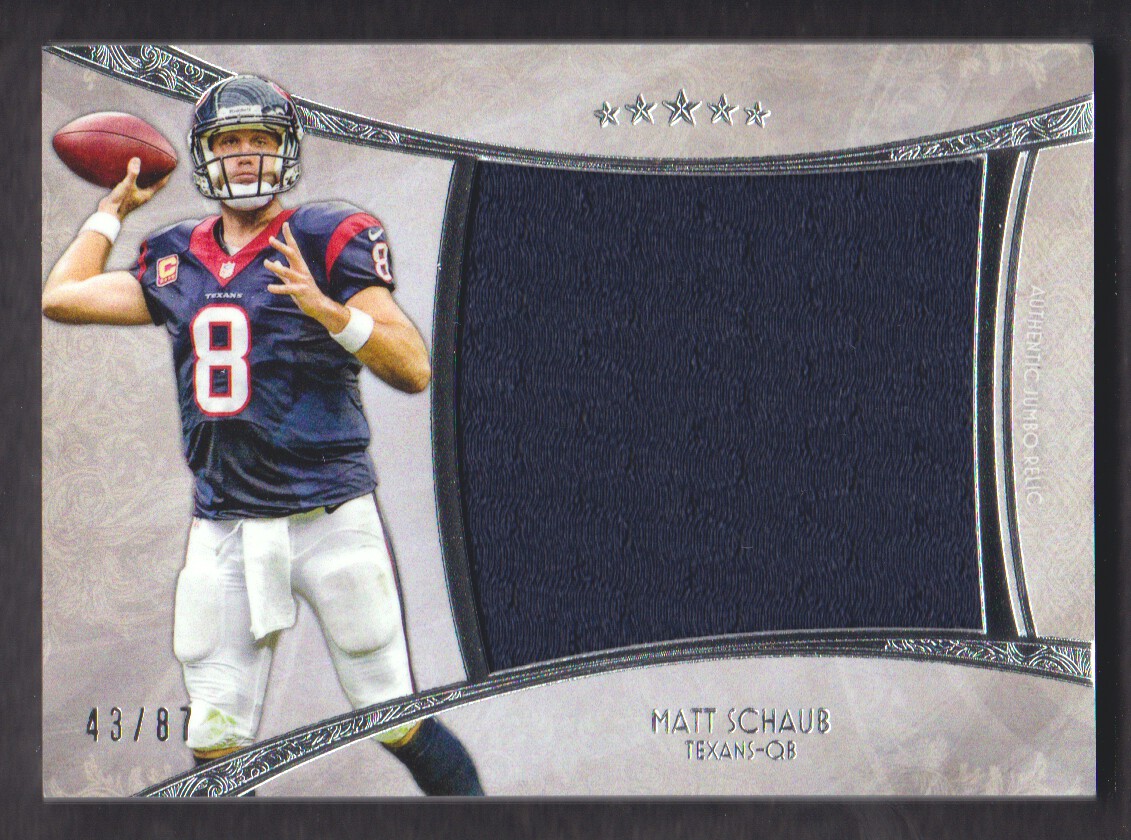 2013 Topps Five Star Jumbo Jerseys #FSJJRMS Matt Schaub