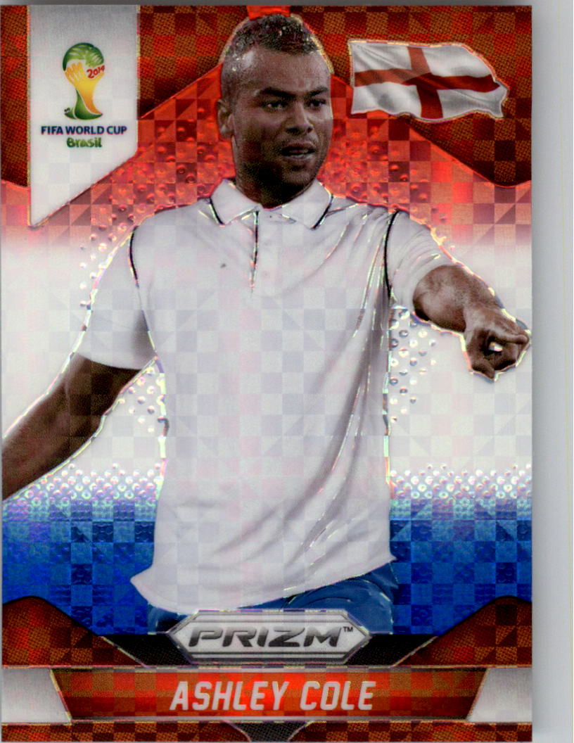 2014 Panini Prizm World Cup Prizms Red White and Blue #135 Ashley Cole