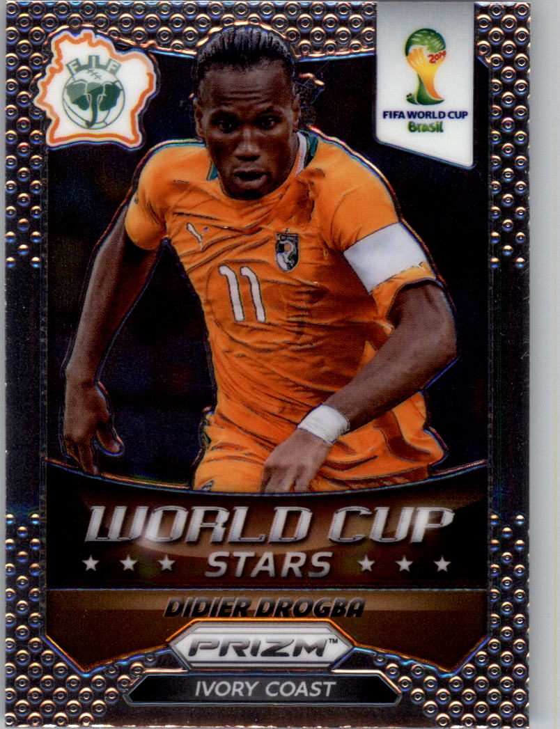 Panini Prizm World Cup 2014 World Cup Stars #11 Didier Drogba 