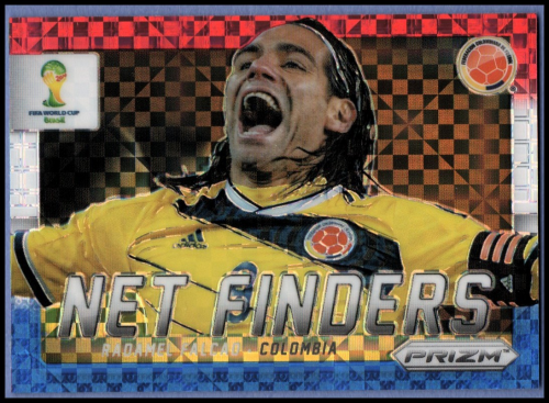 2014 Panini Prizm World Cup Net Finders Prizms Red White and Blue #7 Radamel Falcao