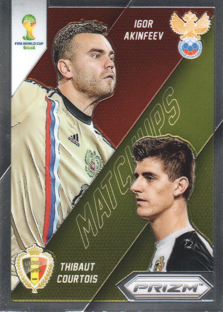 2014 Panini Prizm World Cup Soccer Trading Cards Matchups: Pick From List