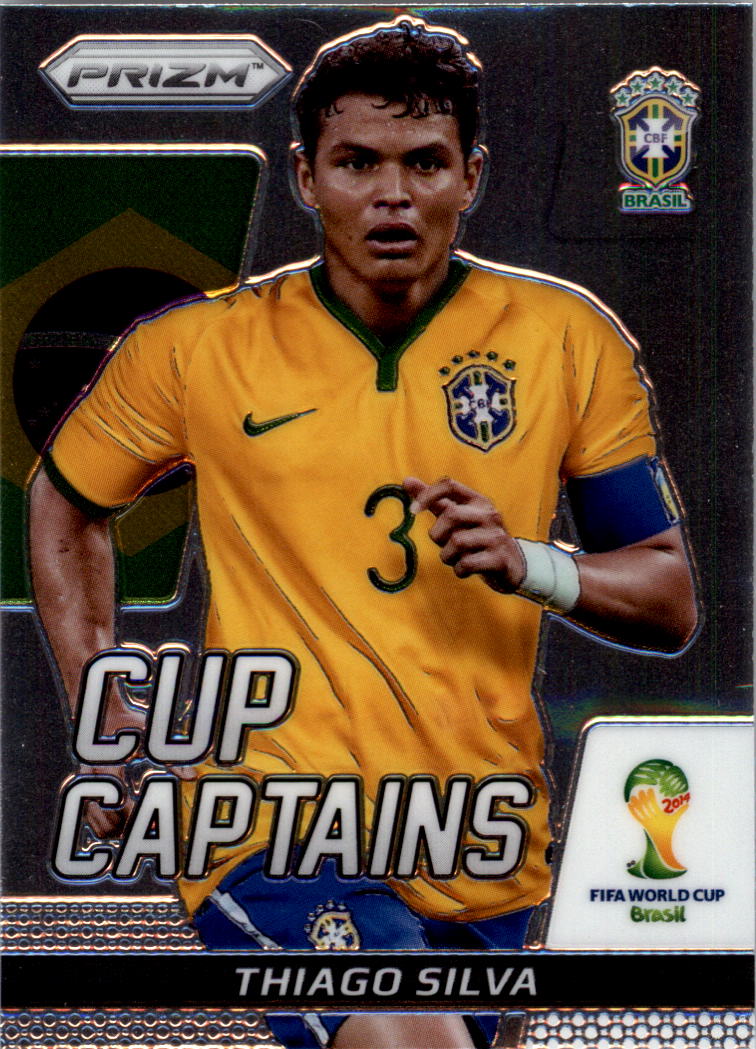2014 Panini Prizm World Cup Cup Captains #28 Thiago Silva