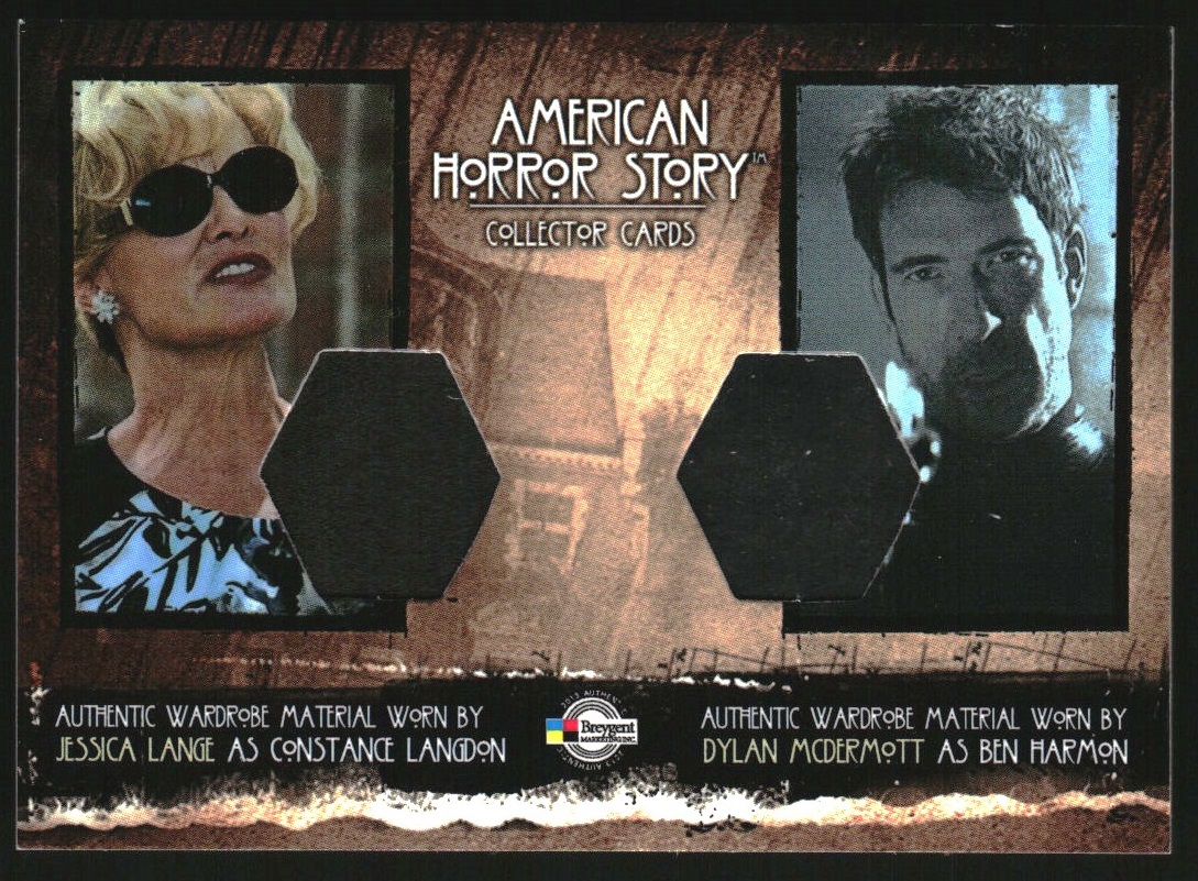 2014 Breygent American Horror Story Wardrobes #ARC23 Jessica Lange/Dylan McDermott