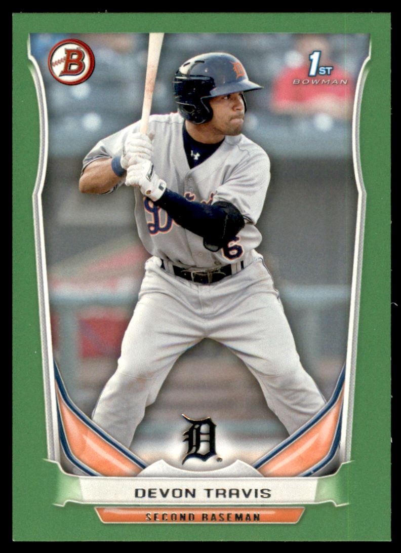 2014 Bowman Prospects Green #BP33 Devon Travis