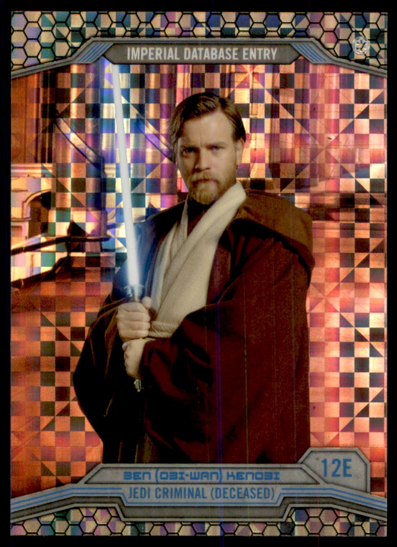 Obi-Wan Kenobi Star Wars Chrome Perspectives Refractor Parallel Base #12E Ben