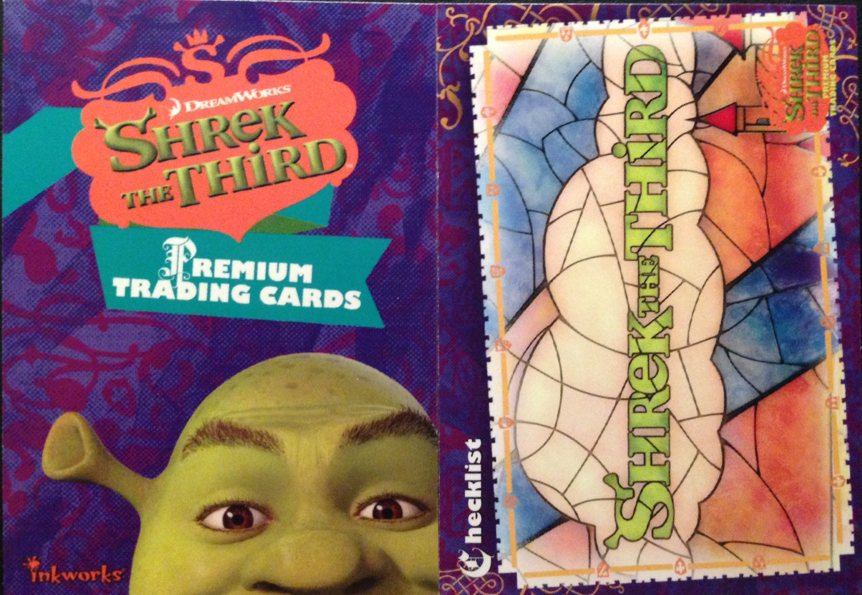 2007 Inkworks Shrek The Third Base Set - 72 Cards
