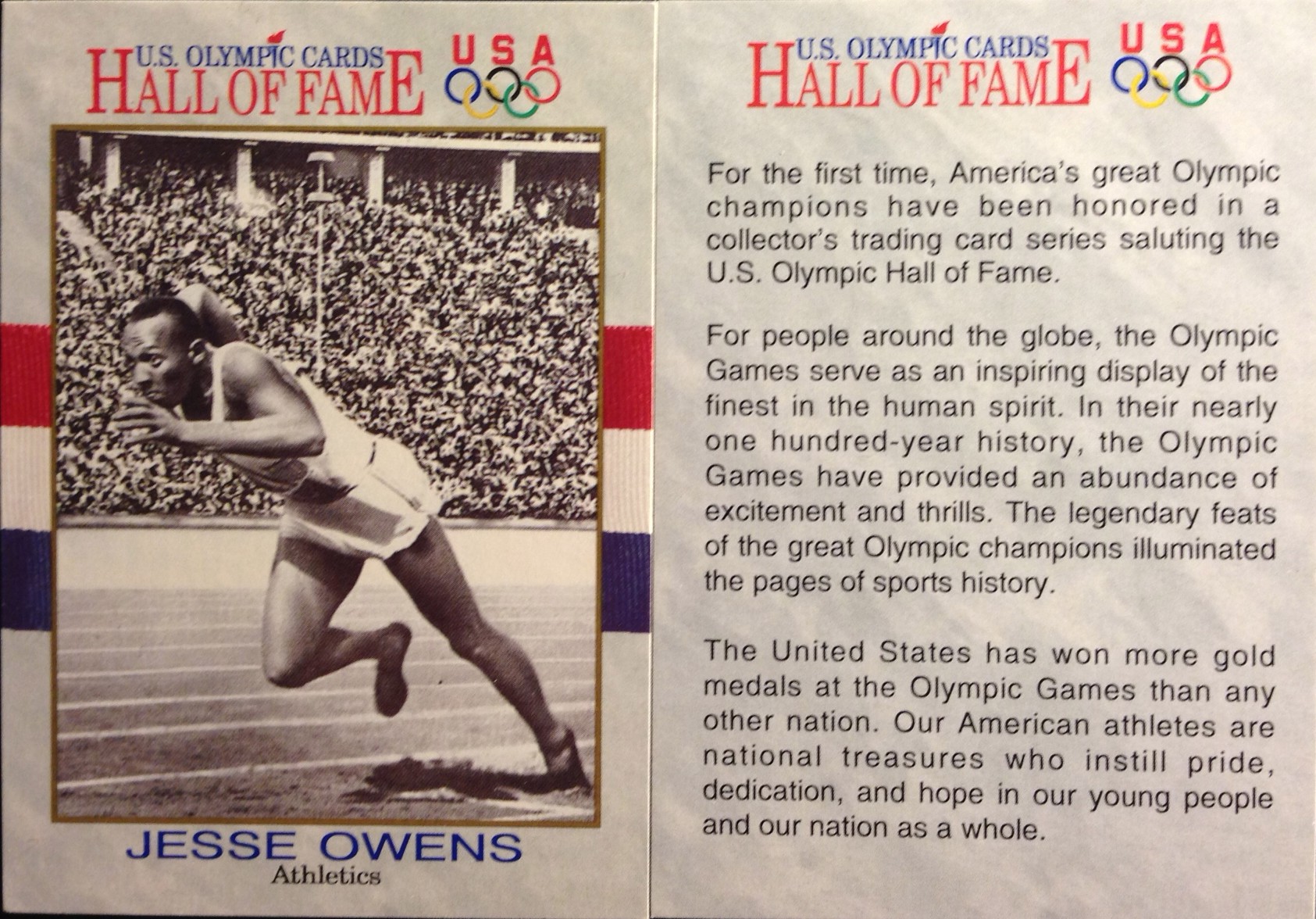 1991 Impel U.S. Olympic Hall Of Fame - 90 Cards