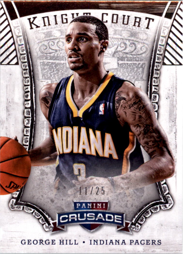 2013-14 Panini Crusade Knight Court Silver #21 George Hill