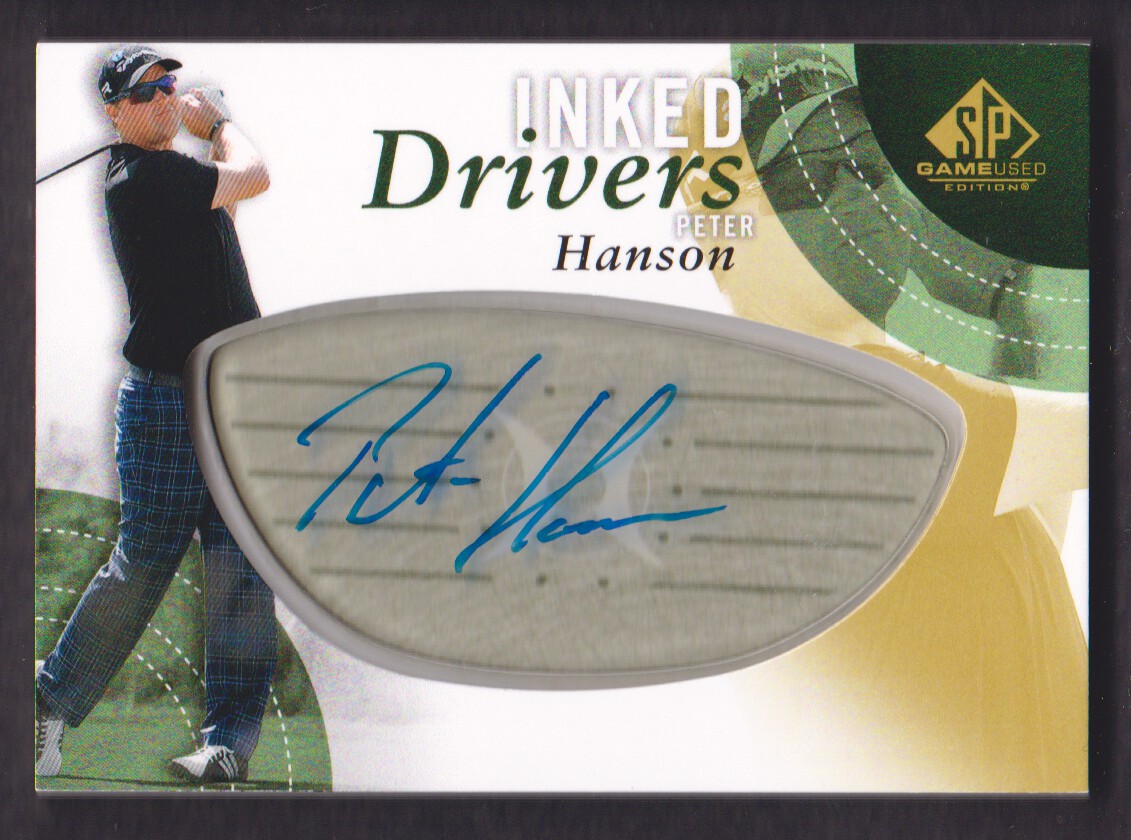 2014 SP Game Used Inked Drivers #IDPH Peter Hanson D
