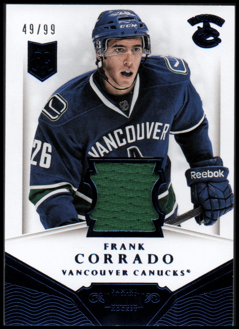 2013-14 Dominion Jerseys #DFC Frank Corrado/(inserted in 2013-14 Rookie Anthology)