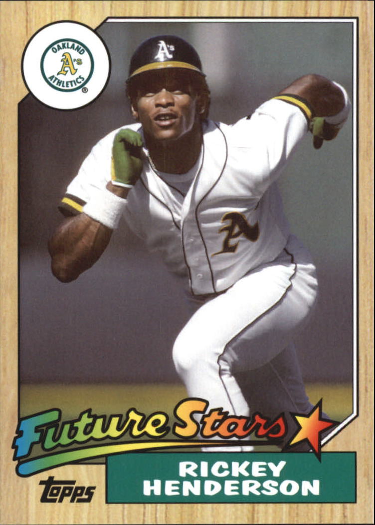 2014 Topps Archives Future Stars #87FRH Rickey Henderson - NM-MT