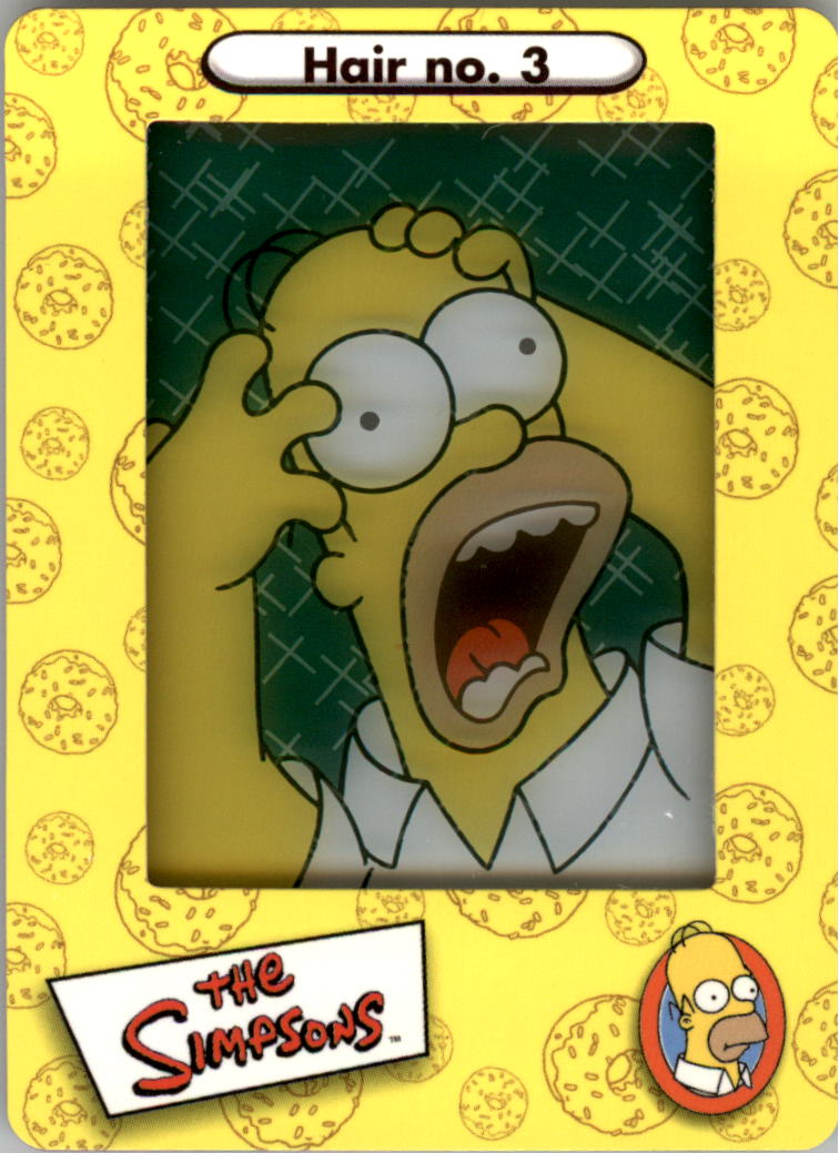 2000 Artbox The Simpsons FilmCardz #1 Hair No. 3