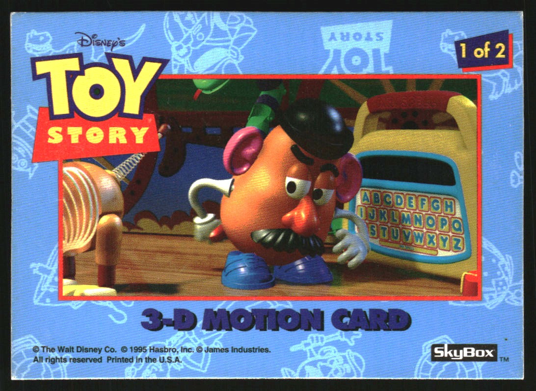 1995 SkyBox Toy Story 3-D Motion #1 Mr. Potato Head