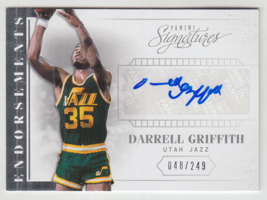 2013-14 Panini Signatures Endorsements #3 Darrell Griffith/249