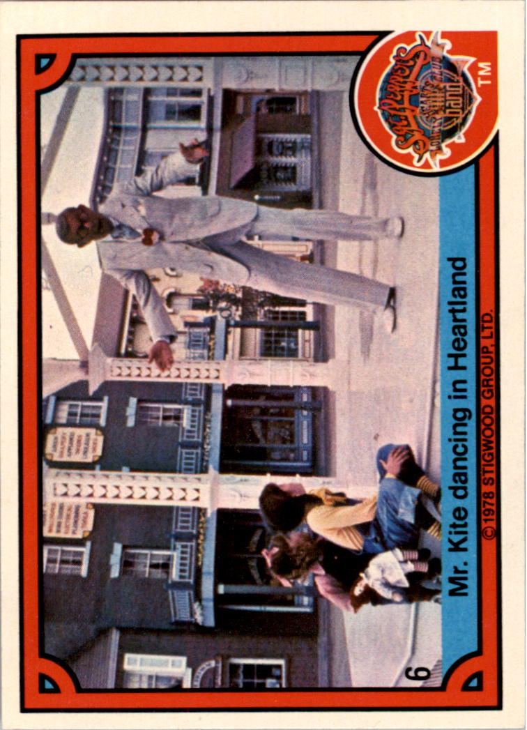1978 Donruss Sgt. Pepper's Lonely Hearts Club Band #6 Mr. Kite dancing in Heartland