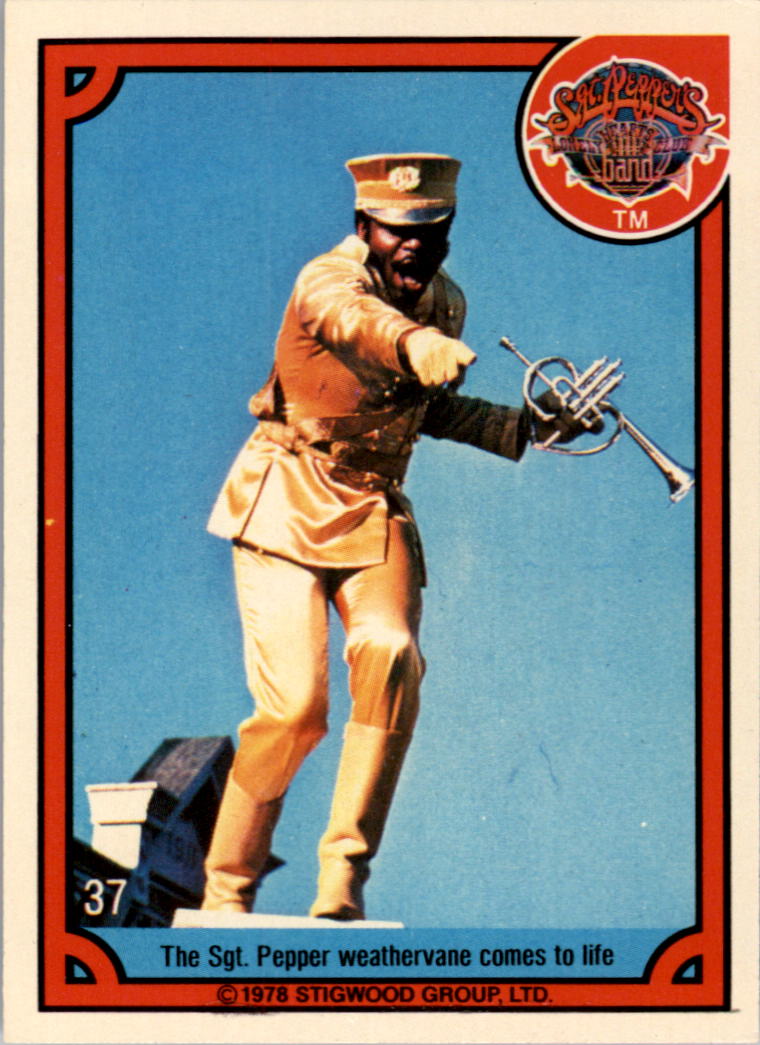 1978 Donruss Sgt. Pepper's Lonely Hearts Club Band #37 The Sgt. Pepper weathervane comes to life