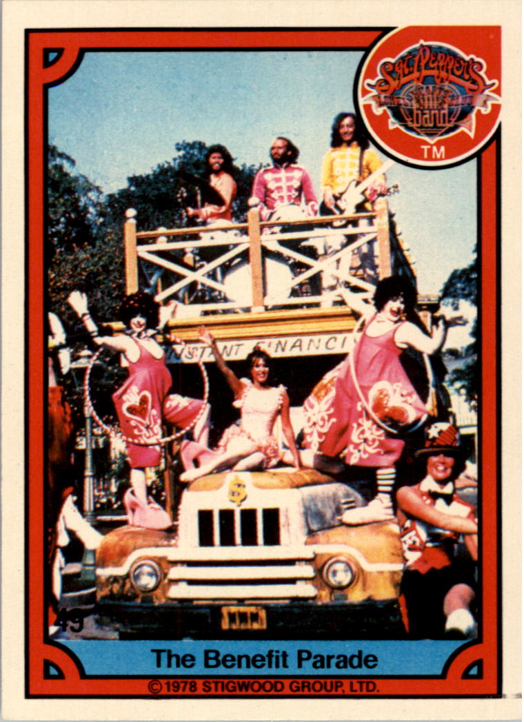 1978 Donruss Sgt. Pepper's Lonely Hearts Club Band #49 The Benefit Parade