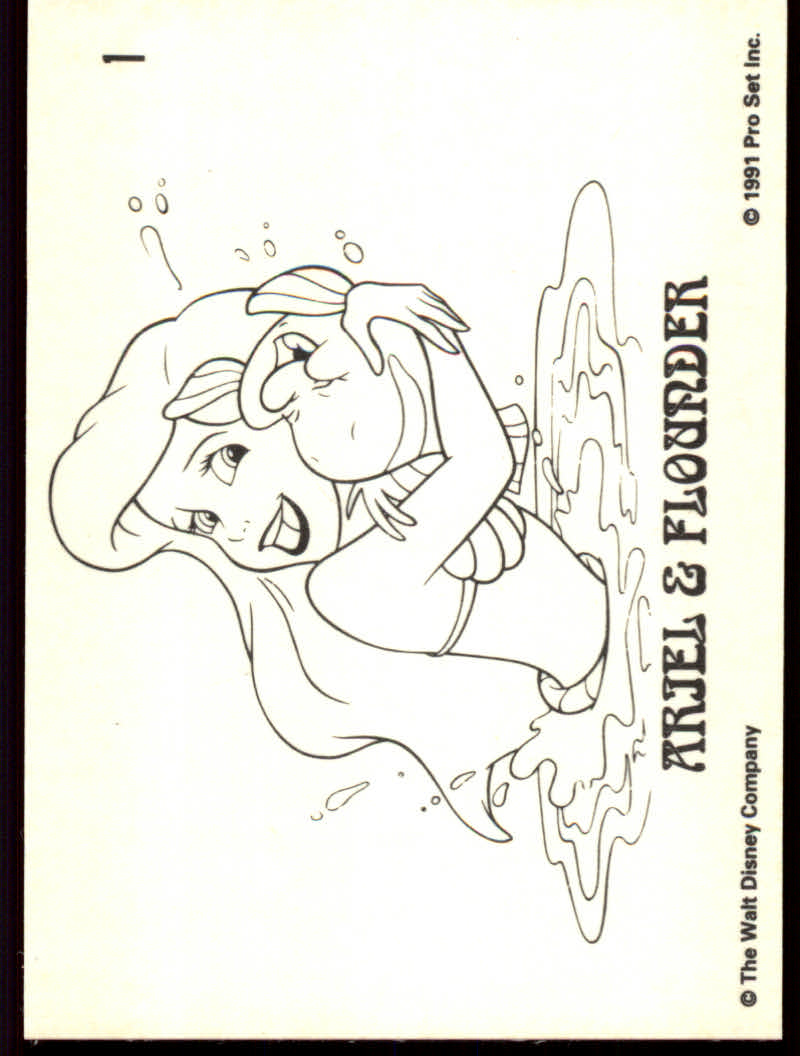 The Little Mermaid (1991 Pro Set) "Promo and Insert" Cards - Picture 4 of 77