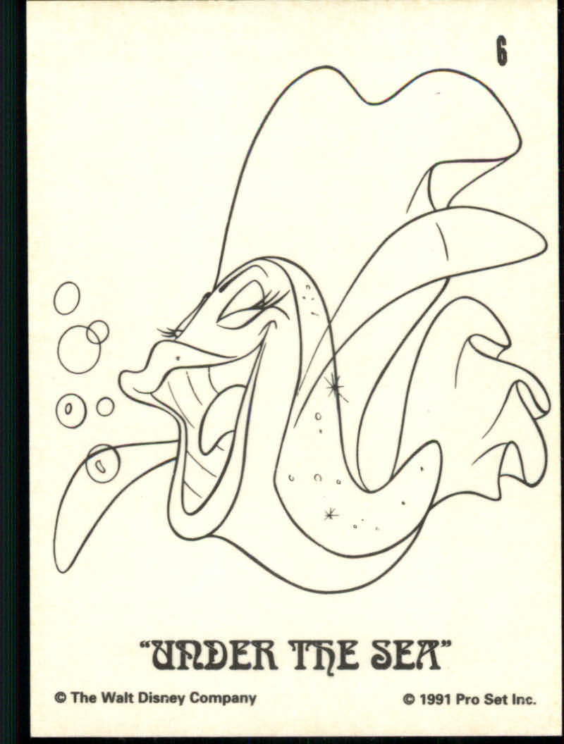 The Little Mermaid (1991 Pro Set) "Promo and Insert" Cards - Picture 15 of 77