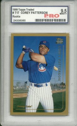 Corey Patterson, 1999 Topps Traded RC #T17 Graded Mint+ 9.5