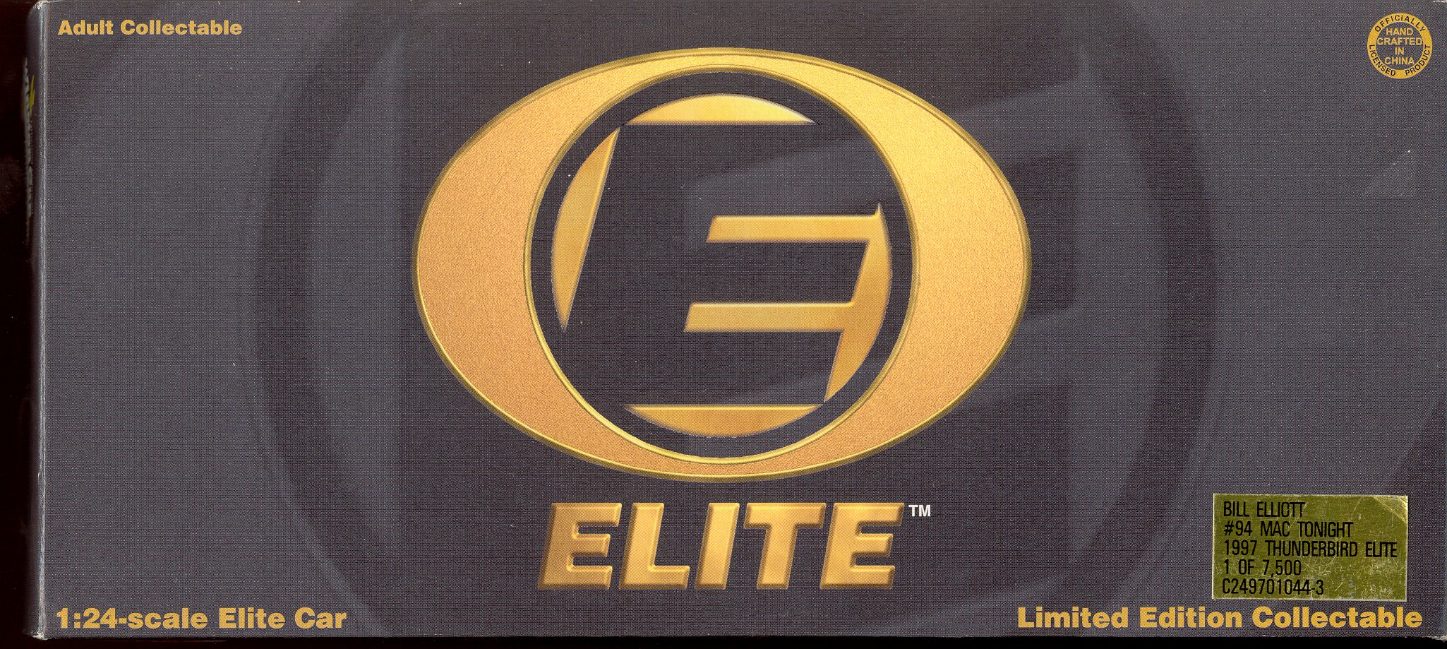 Bill Elliott , 1997 Action -RCCA Elite, #94 Mac Tonight, $100.00