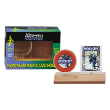 Ultra-Pro #81213  Real Wood Puck and Card Holder