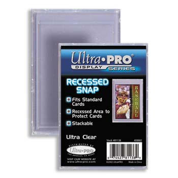 Ultra-Pro # 81138 Regular Snap-Tites w/Recessed Area  (case of 400)