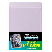 Ultra-Pro #81145  3 x 4 Top Loader All Clear for Regular Cards