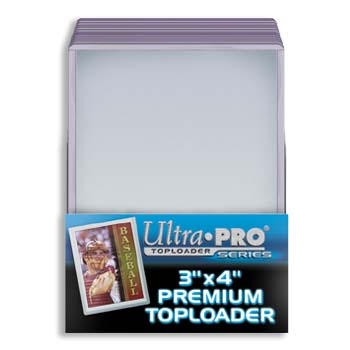 Ultra-Pro #81145  3 x 4 Top Loader All Clear for Regular Cards (100 pcs)