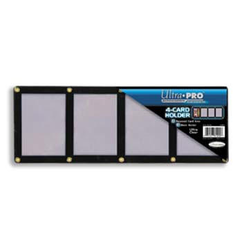 Ultra-Pro #81202  4-Card Black Frame w/Recessed Card Area