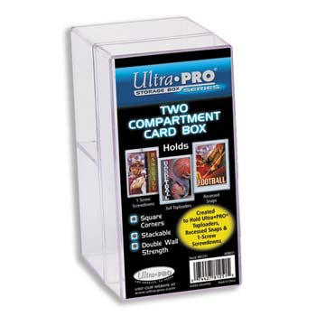 Ultra-Pro #81251  2 Case Box for Toploaders or Screwdowns