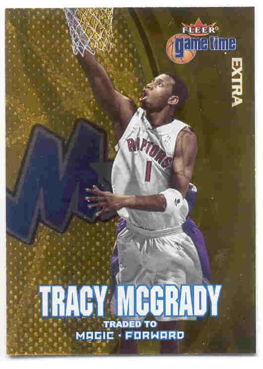 2000-01 Fleer Game Time Extra #63 Tracy McGrady
