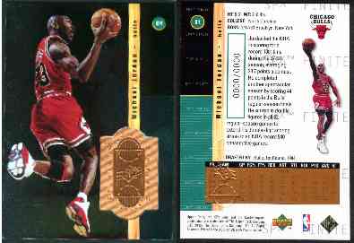 Michael Jordan SPx Finite Sample Card