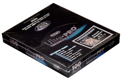 Ultra Pro Platinum 1-Pocket Card Pages (Box of 100) 