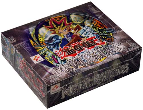 2002 Metal Raiders Booster Box Factory Sealed 24 Packs! Yu-Gi-Oh 