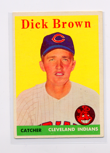 1958 Topps #456 Dick Brown RC