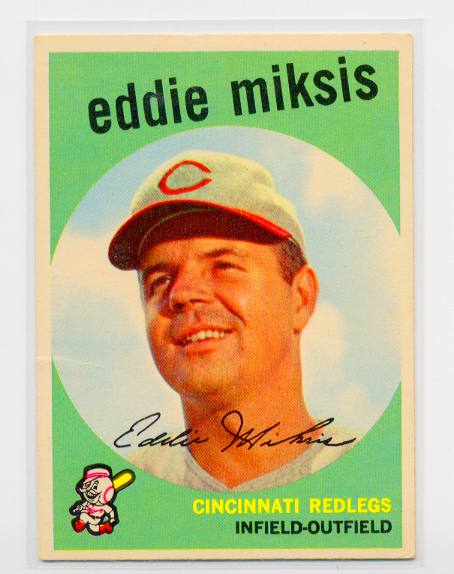 1959 Topps #58 Eddie Miksis