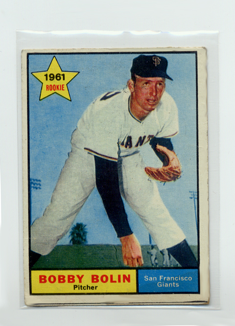 1961 Topps #449 Bob Bolin RC