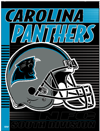 Vertical Flag, Carolina Panthers, Wincraft, NFL Licensed