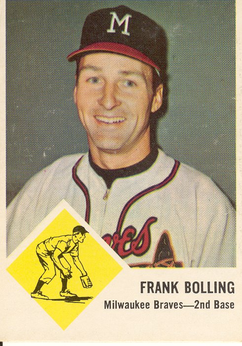 1963 Fleer #44 Frank Bolling