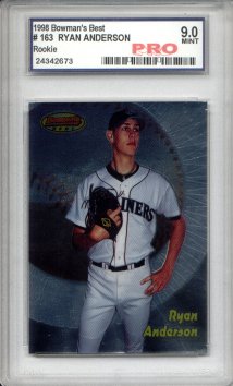 Ryan Anderson 1998 Bowman's Best RC Graded 9