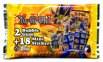 2003 Topps Yu-Gi-Oh! Officially Licensed Mini Stickers Pack