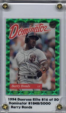 1994 Donruss Elite Baseball #16 Barry Bonds Elite Dominator #1848/3000 Mint NICE!!
