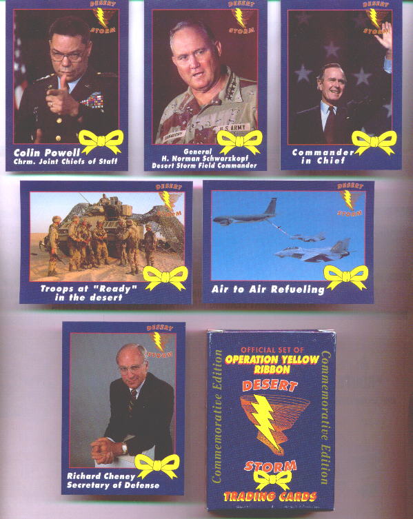 Desert Storm Operation Yellow Ribbon Factory Set (60 Cards)