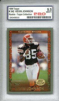 Kevin Johnson 1999 Topps Collection #342 Parallel RC, Graded Mint+ 9.5