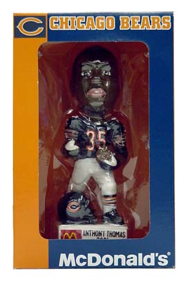 Anthony Thomas Chicago Bears NFL Bobble Forever Collectibles – Bobhead