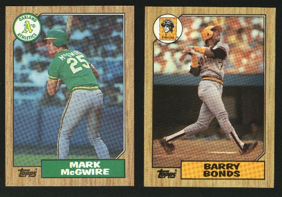 1987 Topps Baseball Complete Set NM/MT -- Bonds Palmeiro RCs