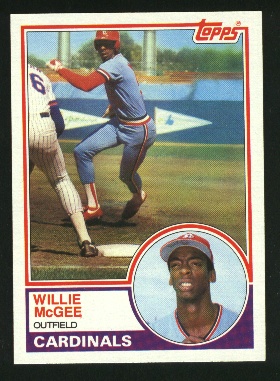 1983 Topps #49 Willie McGee RC