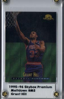 1995/96 Skybox Premium Basketball Grant Hill Meltdown Mint NICE!!